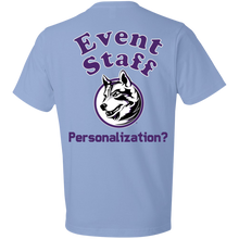 Load image into Gallery viewer, Generic_Event_Staff-purple-personalize_no_husky_text 980 Anvil Lightweight T-Shirt 4.5 oz