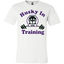 Load image into Gallery viewer, Husky in training 3001Y Bella + Canvas Youth Jersey Short Sleeve T-Shirt