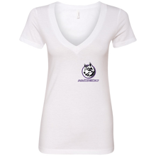 Load image into Gallery viewer, NL6640 Next Level Ladies' Deep V-Neck T-Shirt
