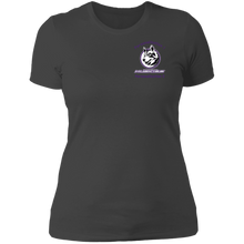 Load image into Gallery viewer, logo_outline_purple_text NL3900 Next Level Ladies' Boyfriend T-Shirt