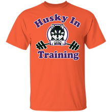 Load image into Gallery viewer, Husky in training G500B Gildan Youth 5.3 oz 100% Cotton T-Shirt