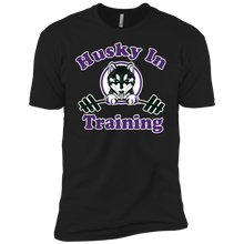 Load image into Gallery viewer, Husky in training NL3310 Next Level Boys' Cotton T-Shirt