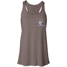 Load image into Gallery viewer, logo_outline B8800 Bella + Canvas Flowy Racerback Tank
