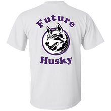 Load image into Gallery viewer, Husky in training G500B Gildan Youth 5.3 oz 100% Cotton T-Shirt