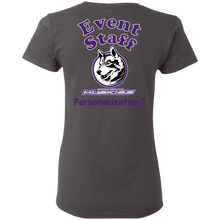 Load image into Gallery viewer, Event_Staff-personalize-Purple G500L Gildan Ladies' 5.3 oz. T-Shirt