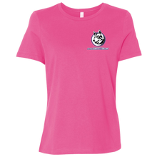 Load image into Gallery viewer, logo_outline B6400 Bella + Canvas Ladies' Relaxed Jersey Short-Sleeve T-Shirt