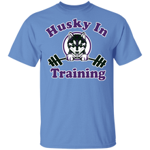 Load image into Gallery viewer, Husky in training G500B Gildan Youth 5.3 oz 100% Cotton T-Shirt