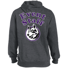 Load image into Gallery viewer, Event_Staff-white-personalize_no_husky_text TST254 Sport-Tek Tall Pullover Hoodie