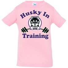 Load image into Gallery viewer, Husky in training 3322 Rabbit Skins Infant Jersey T-Shirt