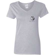 Load image into Gallery viewer, G500VL Gildan Ladies' 5.3 oz. V-Neck T-Shirt