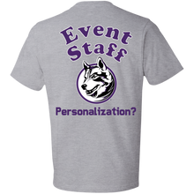 Load image into Gallery viewer, Generic_Event_Staff-purple-personalize_no_husky_text 980 Anvil Lightweight T-Shirt 4.5 oz