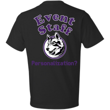 Load image into Gallery viewer, Generic_Event_Staff-purple-personalize_no_husky_text 980 Anvil Lightweight T-Shirt 4.5 oz