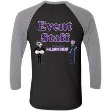 Load image into Gallery viewer, NL6051 Next Level Tri-Blend 3/4 Sleeve Baseball Raglan T-Shirt event