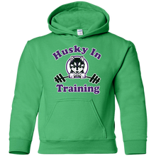 Load image into Gallery viewer, Husky in training G185B Gildan Youth Pullover Hoodie