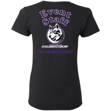 Load image into Gallery viewer, Event_Staff-personalize-Purple G500L Gildan Ladies' 5.3 oz. T-Shirt