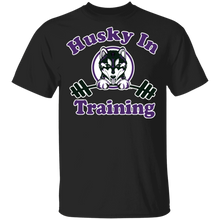 Load image into Gallery viewer, Husky in training G500B Gildan Youth 5.3 oz 100% Cotton T-Shirt