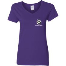 Load image into Gallery viewer, G500VL Gildan Ladies' 5.3 oz. V-Neck T-Shirt