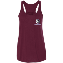 Load image into Gallery viewer, logo_outline B8800 Bella + Canvas Flowy Racerback Tank