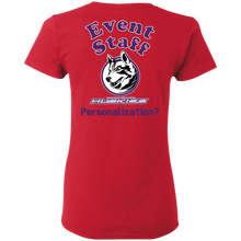 Load image into Gallery viewer, Event_Staff-personalize-Purple G500L Gildan Ladies' 5.3 oz. T-Shirt