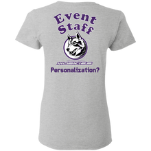 Load image into Gallery viewer, Event_Staff-personalize-Purple G500L Gildan Ladies' 5.3 oz. T-Shirt