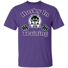Load image into Gallery viewer, Husky in training G500B Gildan Youth 5.3 oz 100% Cotton T-Shirt