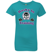 Load image into Gallery viewer, Husky in training NL3710 Next Level Girls' Princess T-Shirt