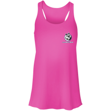 Load image into Gallery viewer, logo_outline B8800 Bella + Canvas Flowy Racerback Tank
