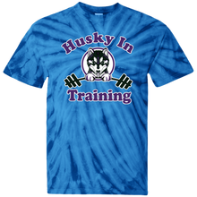 Load image into Gallery viewer, Husky in training CD100Y Youth Tie Dye T-Shirt