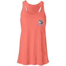 Load image into Gallery viewer, logo_outline B8800 Bella + Canvas Flowy Racerback Tank