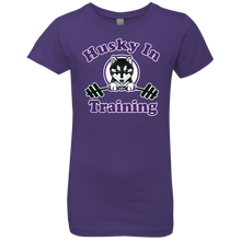 Load image into Gallery viewer, Husky in training NL3710 Next Level Girls' Princess T-Shirt