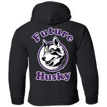 Load image into Gallery viewer, Husky in training G185B Gildan Youth Pullover Hoodie