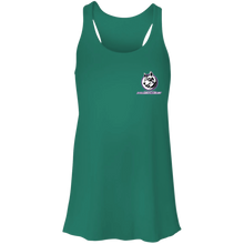 Load image into Gallery viewer, logo_outline B8800 Bella + Canvas Flowy Racerback Tank