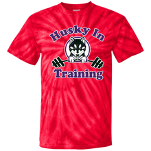 Load image into Gallery viewer, Husky in training CD100Y Youth Tie Dye T-Shirt