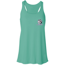 Load image into Gallery viewer, logo_outline B8800 Bella + Canvas Flowy Racerback Tank