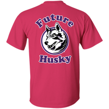 Load image into Gallery viewer, Husky in training G500B Gildan Youth 5.3 oz 100% Cotton T-Shirt