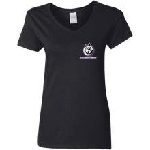Load image into Gallery viewer, G500VL Gildan Ladies' 5.3 oz. V-Neck T-Shirt