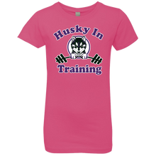 Load image into Gallery viewer, Husky in training NL3710 Next Level Girls' Princess T-Shirt