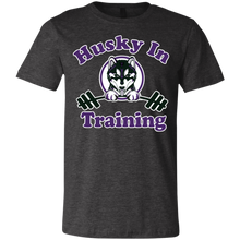 Load image into Gallery viewer, Husky in training 3001Y Bella + Canvas Youth Jersey Short Sleeve T-Shirt