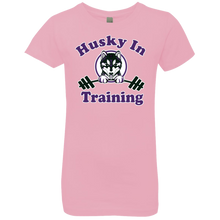 Load image into Gallery viewer, Husky in training NL3710 Next Level Girls' Princess T-Shirt