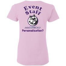 Load image into Gallery viewer, Event_Staff-personalize-Purple G500L Gildan Ladies' 5.3 oz. T-Shirt