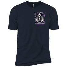 Load image into Gallery viewer, Wrestling-Purple-text NL3310 Next Level Boys' Cotton T-Shirt