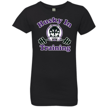 Load image into Gallery viewer, Husky in training NL3710 Next Level Girls' Princess T-Shirt