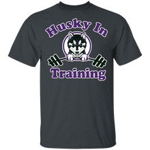 Load image into Gallery viewer, Husky in training G500B Gildan Youth 5.3 oz 100% Cotton T-Shirt