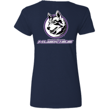 Load image into Gallery viewer, G500VL Gildan Ladies' 5.3 oz. V-Neck T-Shirt