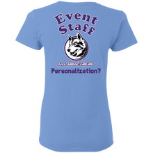 Load image into Gallery viewer, Event_Staff-personalize-Purple G500L Gildan Ladies' 5.3 oz. T-Shirt