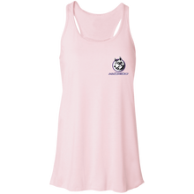 Load image into Gallery viewer, logo_outline B8800 Bella + Canvas Flowy Racerback Tank