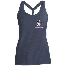 Load image into Gallery viewer, DM466 District Made Ladies' Cosmic Twist Back Tank