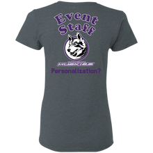 Load image into Gallery viewer, Event_Staff-personalize-Purple G500L Gildan Ladies' 5.3 oz. T-Shirt