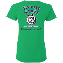 Load image into Gallery viewer, Event_Staff-personalize-Purple G500L Gildan Ladies' 5.3 oz. T-Shirt