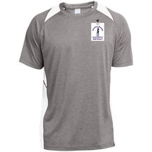 Load image into Gallery viewer, ST361 Sport-Tek Heather Colorblock Poly T-Shirt event